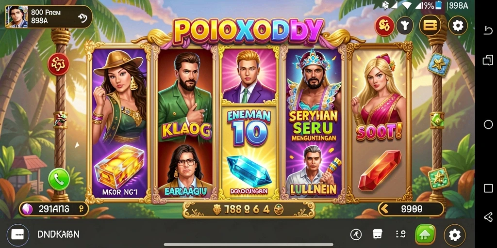 Tampilan gameplay 898A yang menarik dan seru