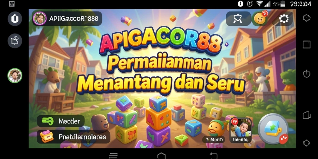 Screenshot gameplay APIGACOR88 menampilkan tantangan Puzzle yang menarik.