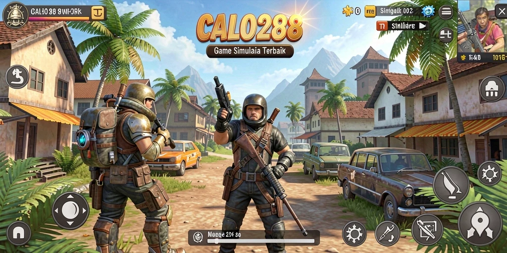 Tampilan gameplay menarik dari game simulasi CALO288.