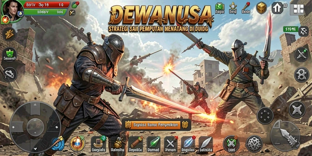 Tampilan gameplay DEWANUSA yang menarik dan penuh strategi.