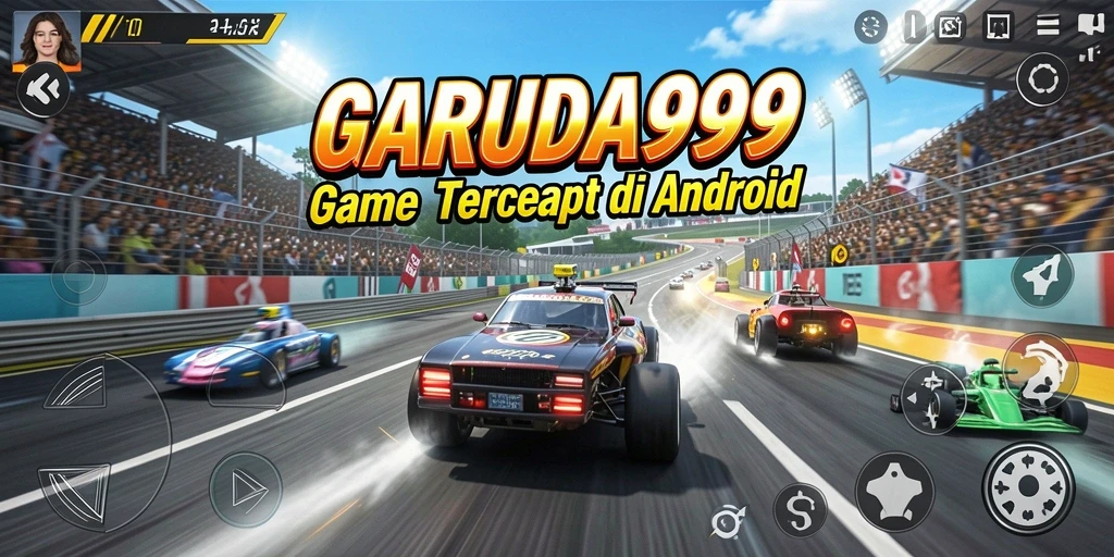 Gameplay balap yang intens dan menegangkan di GARUDA999.