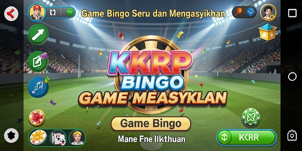 Tampilan gameplay seru dari aplikasi Bingo KKRP.