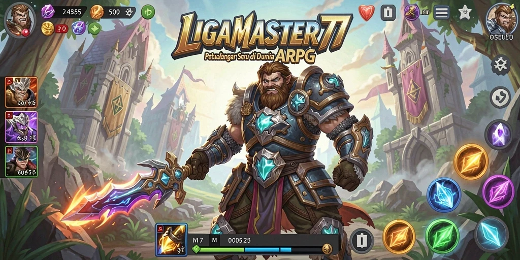 Tampilan menakjubkan dari gameplay ARPG LIGAMASTER77