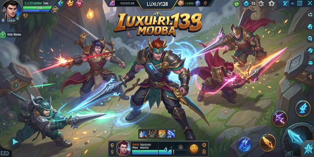 Gameplay seru dalam LUXURY138 yang menampilkan pertempuran antar pemain.