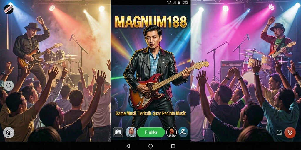 Screenshot gameplay MAGNUM188 yang menampilkan fitur musik menarik.