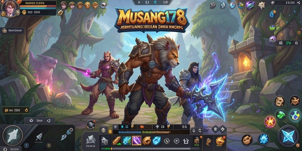 Gameplay seru MUSANG178 dalam dunia MMORPG yang luas.