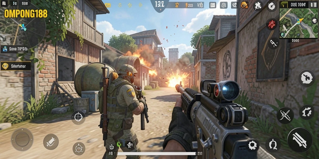 Gameplay OMPONG188 yang penuh aksi dan seru.