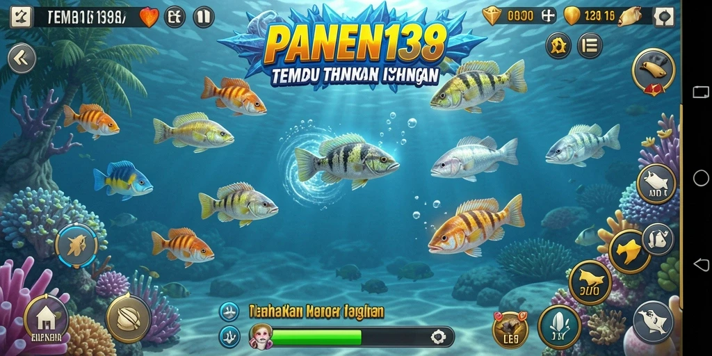 Tampilan menarik dari gameplay Tembak Ikan PANEN138 yang menantang.