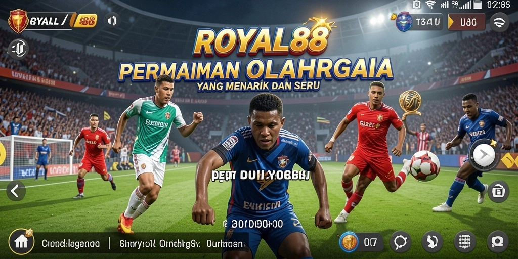 Gameplay seru ROYAL88 dengan aksi olahraga kompetitif.