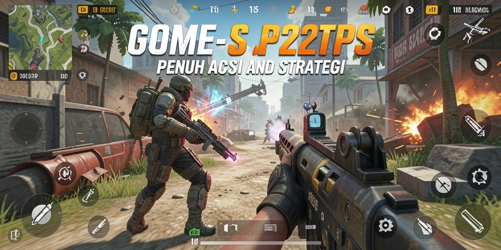 Tampilan gameplay RP62RP dengan aksi mendebarkan di medan perang.