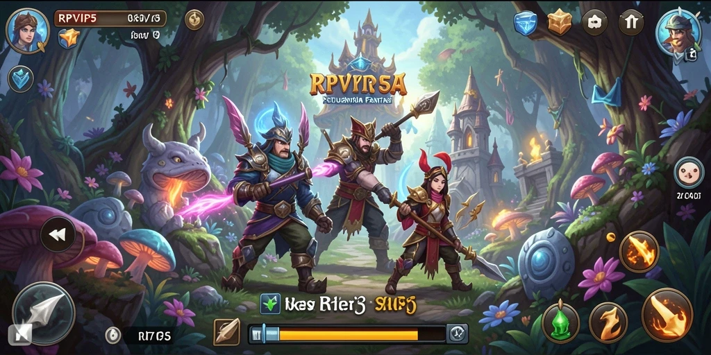 Screenshot gameplay RPVIP5 yang menampilkan aksi petualangan seru.
