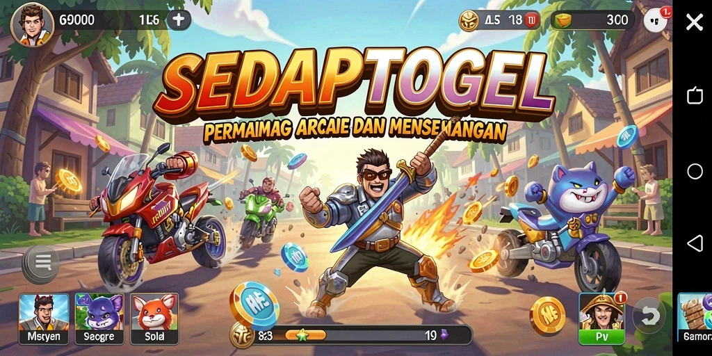 Tampilan gameplay SEDAPTOGEL yang seru dan menantang.
