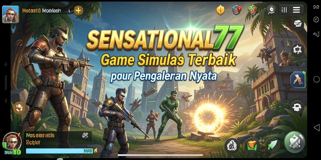 Tampilan gameplay SENSATIONAL77 yang menakjubkan dan menarik.