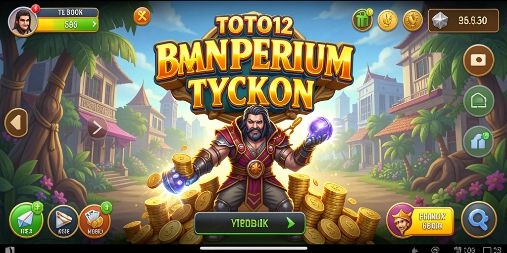 Screenshot TOTO12 menampilkan gameplay Tycoon yang seru dan mengasyikkan.