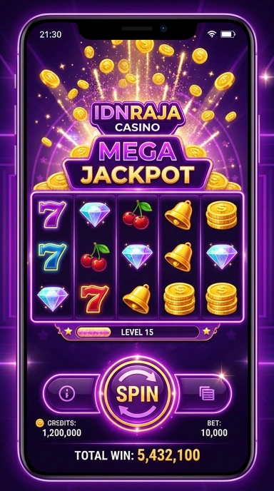 Tampilan aplikasi Pusat Unduh idnraja di perangkat Android.